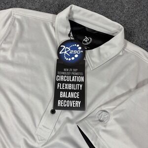 Zero‎ Restriction Mens XL 290x Polo Golf Shirt Gray NEW W/ TAGS SZ XL $120